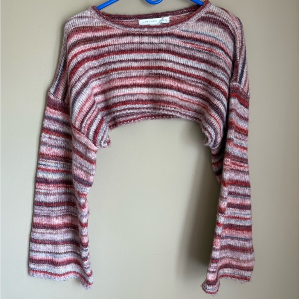 Altar'd State Multicolor Knit Shrug